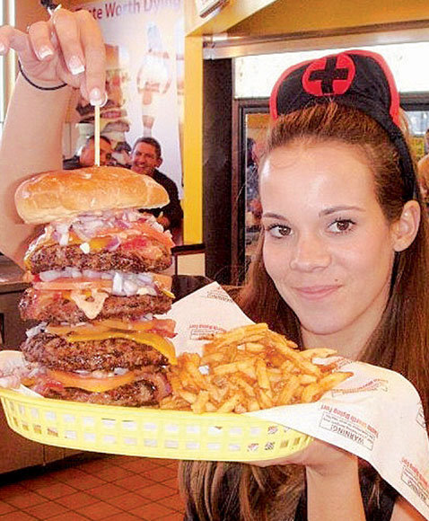 heart attack grill menu prices. So your first step should be