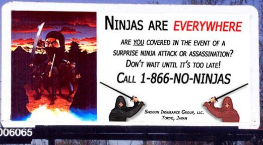Ninja’s Everywhere!