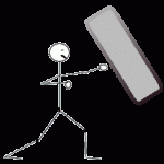 20070730-bag-hit (Sparring tactics – probing)