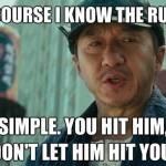 Hit-him-no-hit-you (Fighting Rules)