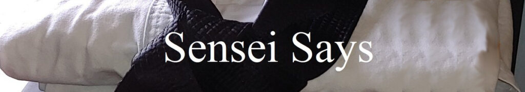 sensei says (Ask Sensei: Responses)