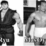 ryu oyama compared 2 (Mas Oyama: Street Fighter Ryu)