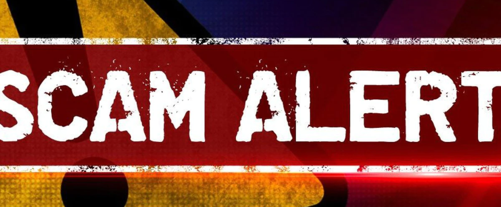 scam alert banner (Two-Step Scam Targets Grandmas)