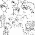 ryu nice sketches1 (Mas Oyama: Street Fighter Ryu)