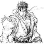 super street fighter ii x art ryu 1 (Mas Oyama: Street Fighter Ryu)