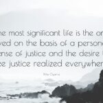 mas oyama quote the most significant life is the one lived on the (Power-n-Justice)